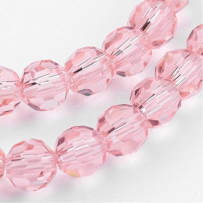 Transparent Glass Bead Strands GLAA-G013-10mm-87-1