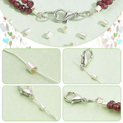 100Pcs 925 Sterling Silver Crimp Beads STER-BC0001-87-1