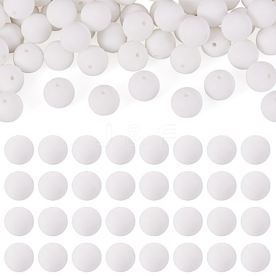 50Pcs Food Grade Eco-Friendly Silicone Beads SIL-TA0002-89A-1