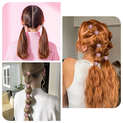 20Pcs Polyester & Rhinestone Girls Hair Accessories OHAR-TA0001-17-1