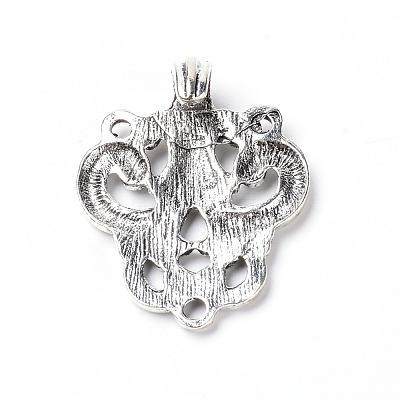Alloy Hook Button PALLOY-WH0082-64-1