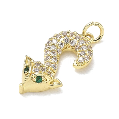 Brass with Rhinestone Pendants RB-CBA6830-18G-03-1