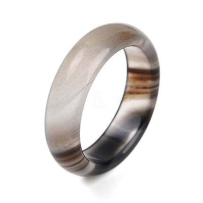 Dyed & Heated Natural Agate Finger Rings for Women RJEW-Z075-02C-1