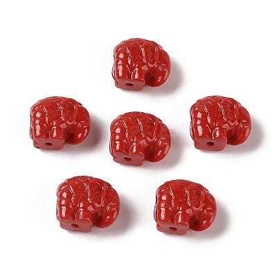 Synthetic Coral Carved Beads CORA-C001-04-1