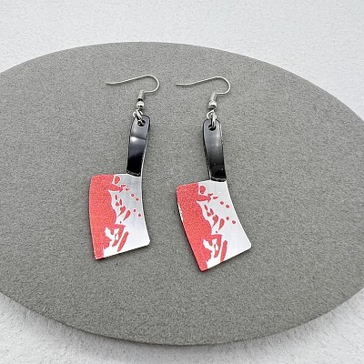 Acrylic Knife Dangle Earrings FS-WG4EDAE-01-1