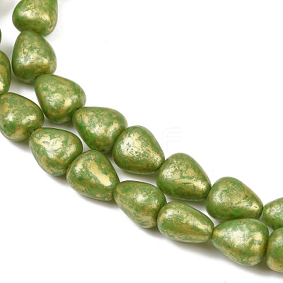 Czech Pressed Glass Beads GLAA-I061-55-1