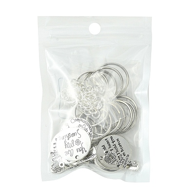 DIY Inspirational Words Keychain Making Kit DIY-FS0005-26-1