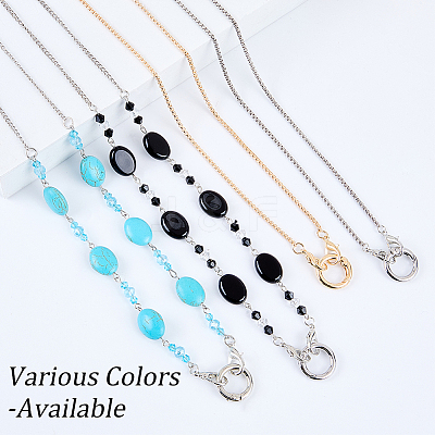 Iron Eyeglass Chains AJEW-CN0006-72P-1