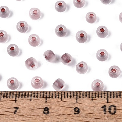 6/0 Transparent Inside Colours Glass Seed Beads SEED-N008-08C-1