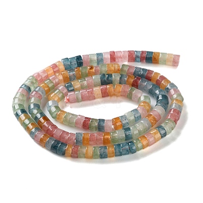 Dyed Natural White Jade Beads Strands G-H230-62-1