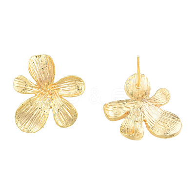 Brass Stud Earring Findings KK-N231-414-1