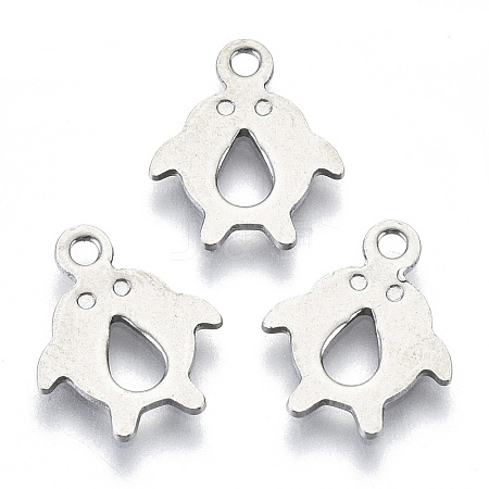 Non-Tarnish 201 Stainless Steel Charms STAS-R116-077-1