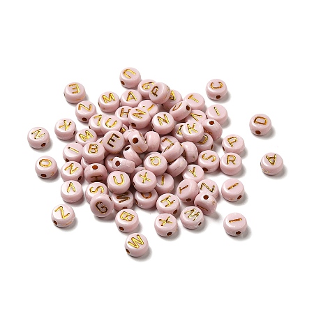 Plating Acrylic Beads OACR-P017-A03-1