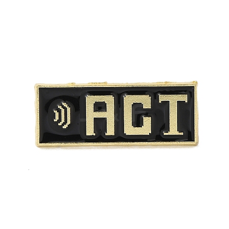 ACT Word Enamel Pins JEWB-M042-07B-1