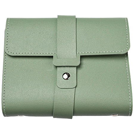 CutHollow 1Pc PU Imitation Leather Earring Storage Bags EDIS-CL0001-01B-1