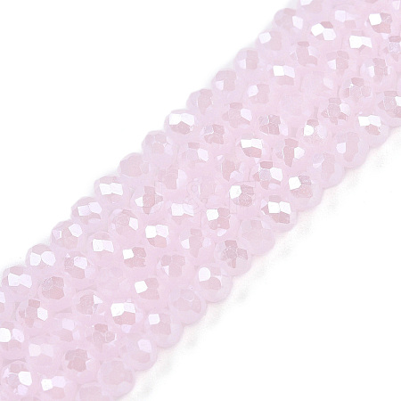 Electroplate Glass Beads Strands EGLA-A044-J3mm-A02-1