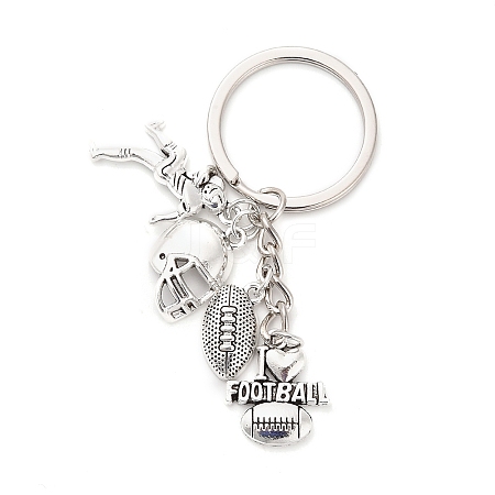 Zinc Alloy Keychains KEYC-I118-01ASP-02-1