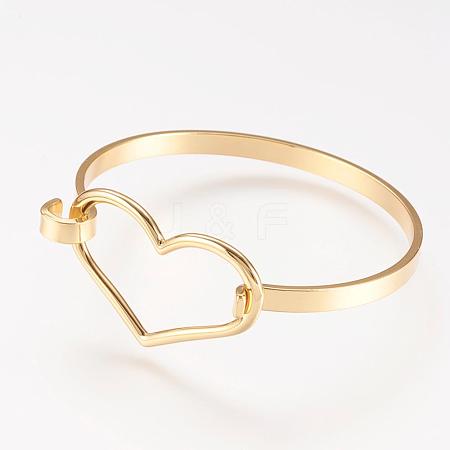 Brass Bangle BJEW-P168-A11-1