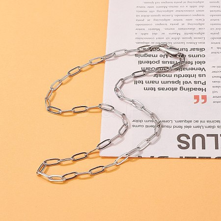 Non-Tarnish 304 Stainless Steel Cable Chain Necklaces NJEW-JN03628-03-1