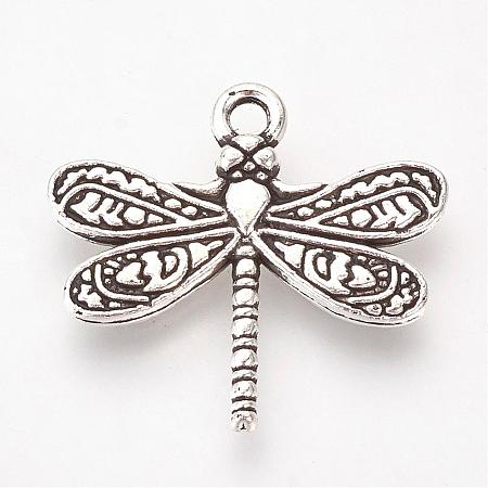 Tibetan Style Alloy Pendants TIBEP-Q061-41AS-LF-1