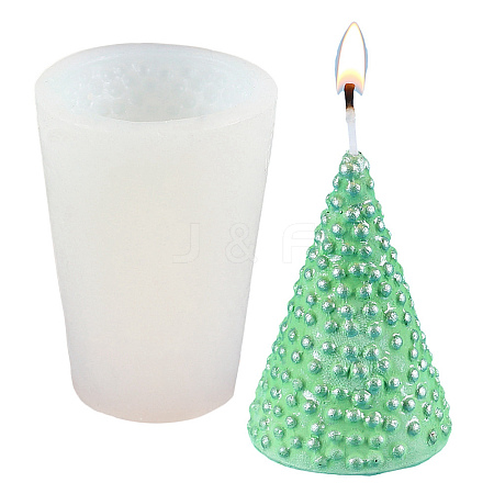 Christmas Theme DIY Cone Candle Silicone Molds LS-DIY-G049-05-1