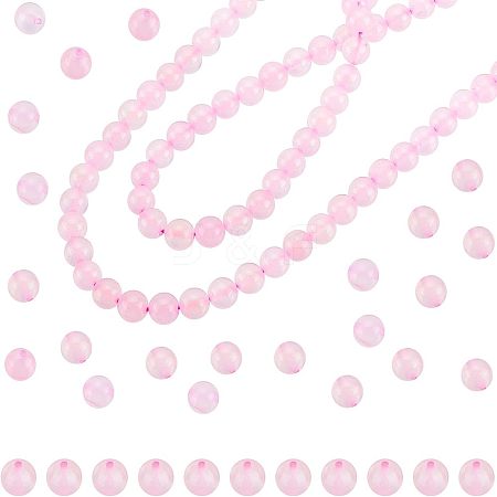 SUPERFINDINGS 2 Strands Grade A Natural Chalcedony Beads Strands G-FH0001-70-1