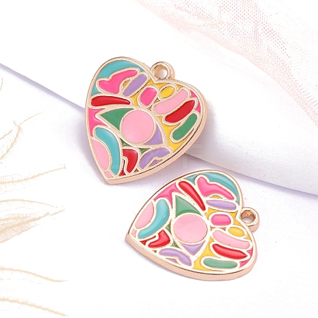 Bohemia Style Alloy Enamel Pendants PW-WGC439E-01-1