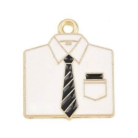 Father's Day Alloy Enamel Pendants FIND-E054-05E-1
