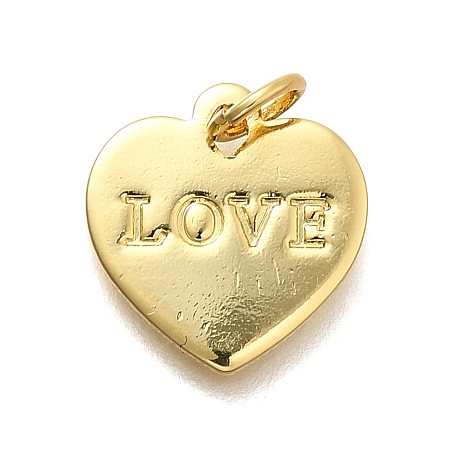 Brass Charms KK-S508-41G-02-1