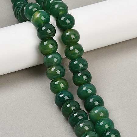 Dyed Natural Agate Beads Strands G-U030-A01-03-1