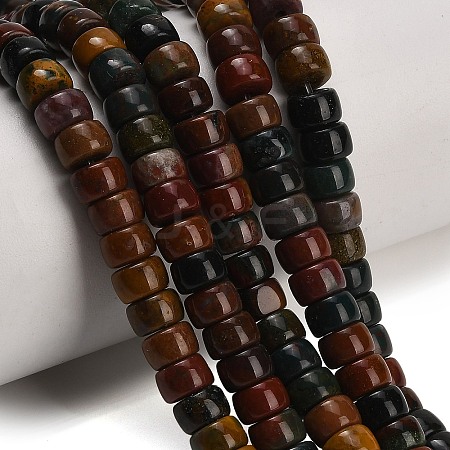 Natural Ocean Jasper Beads Strands GG-CBA792A-G04-4x7mm-1
