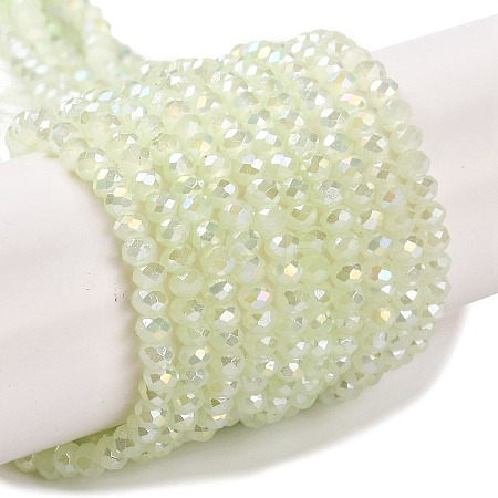 Baking Electroplate Glass Beads Strands LS-DGLA-A039-J2MM-B17-1