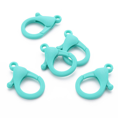 Plastic Lobster Claw Clasps X-KY-ZX002-02-B-1