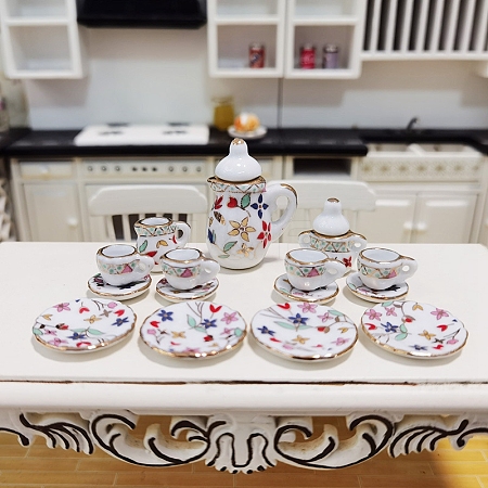 Mini Ceramic Tea Sets BOTT-PW0002-122B-1