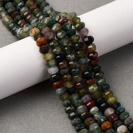 Natural Indian Agate Beads Strands G-P587-D07-01-1