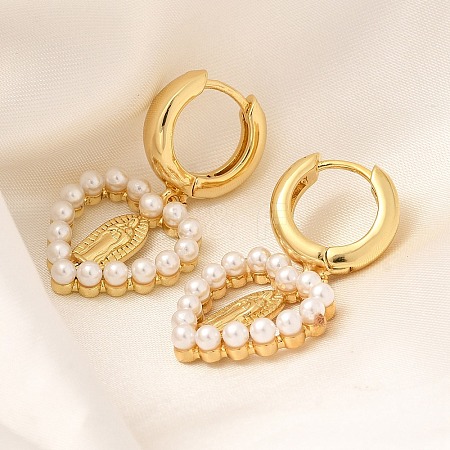 Rack Plating Brass Hoop Earrings EJEW-H143-20G-1