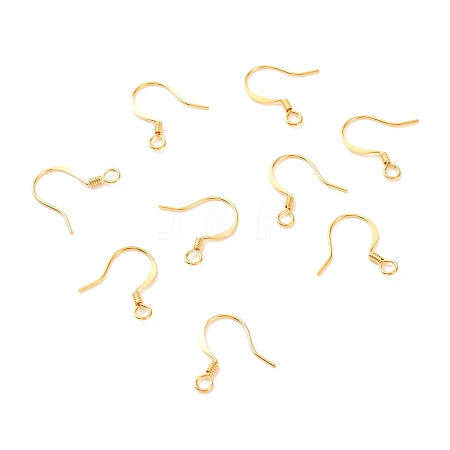 Brass Earring Hooks KK-F824-015A-G-1