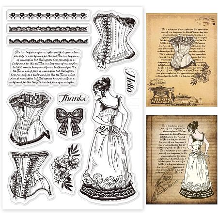 Custom PVC Plastic Clear Stamps DIY-WH0448-0284-1