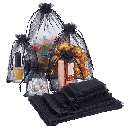   100Pcs 20 Style Organza Bags Jewellery Storage Pouches Wedding Favor Party Mesh Drawstring Gift OP-PH0001-29A-1