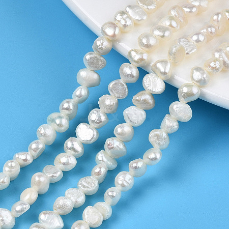 Natural Cultured Freshwater Pearl Beads Strands X1-PEAR-N014-04A-1