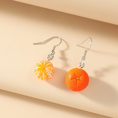 Alloy Food Model Dangle Earrings PW-WG867B3-09-1