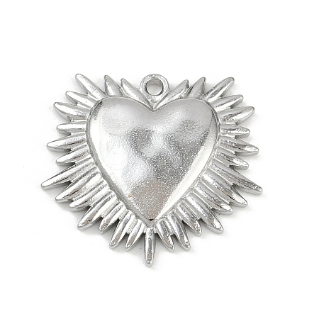 304 Stainless Steel Pendants STAS-P390-02A-P-1