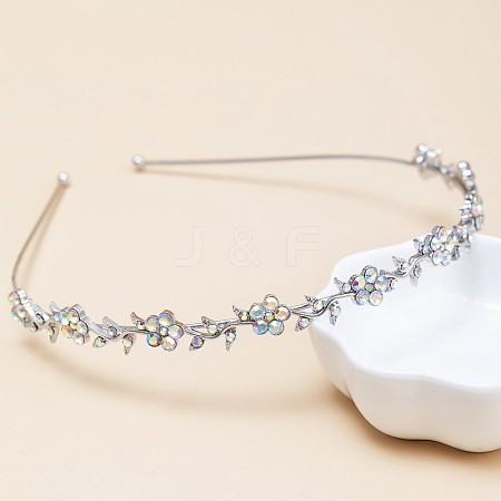 Iron with Rhinestone Hair Bands for Girl PW-WG77244-07-1