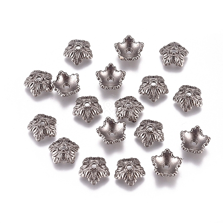 Tibetan Style Bead Caps LS-TIBEB-A24621-B-LF-1