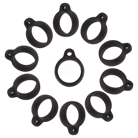 Gorgecraft 20Pcs Silicone Pendant SIL-GF0001-20-1