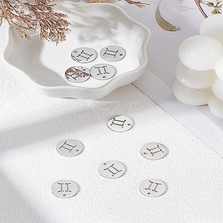 10Pcs 304 Stainless Steel Charms STAS-LP0003-19B-1