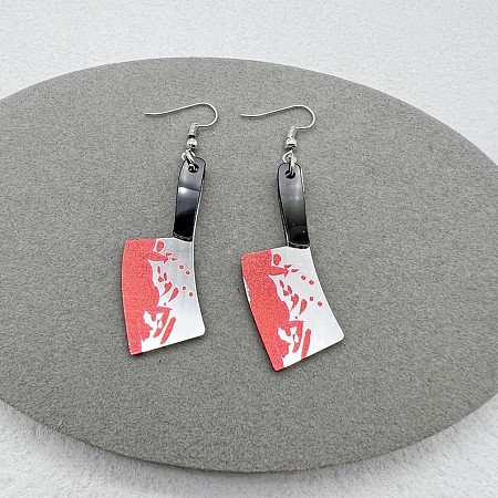 Acrylic Knife Dangle Earrings FS-WG4EDAE-01-1