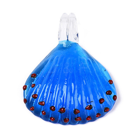 Handmade Lampwork Big Pendants LAMP-N034-19-1