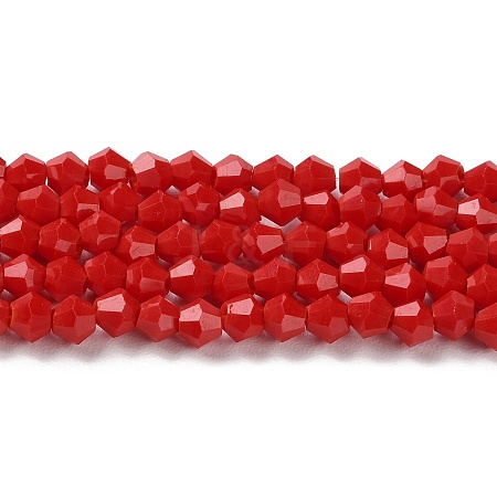 Opaque Solid Color Imitation Jade Glass Beads Strands LS-EGLA-A039-P4mm-D02-1