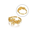 304 Stainless Steel Adjustable Cuff Rings for Women RJEW-B131-01A-4